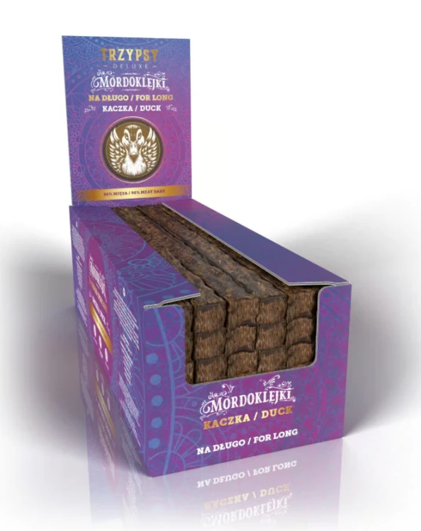 TRZYPSY Mordoklejka z kaczki – zdrowy przysmak w formie batona 30 cm