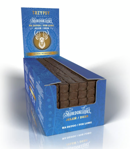 TRZYPSY Mordoklejka z jelenia 30 cm – długi baton dla psa