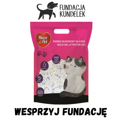 Żwirek silikonowy dla kota  3,8l.png