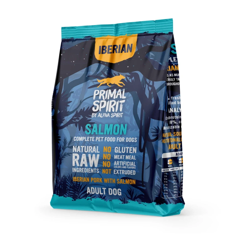 Karma dla psa Primal Spirit Iberian Salmon Adult 1 kgkarma sucha primal spirit iberian salmon dla psa opakowanie 1 kg