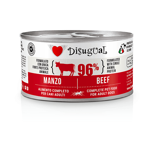Disugual Monobiałkowa Wołowina karma mokra dla psa dorosłego puszka 150g