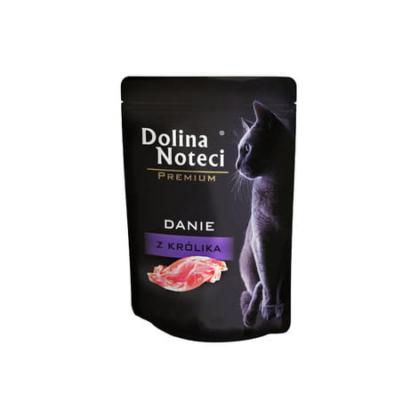 Dolina Noteci Premium Danie z Królika mokra karma dla kota 85g saszetka