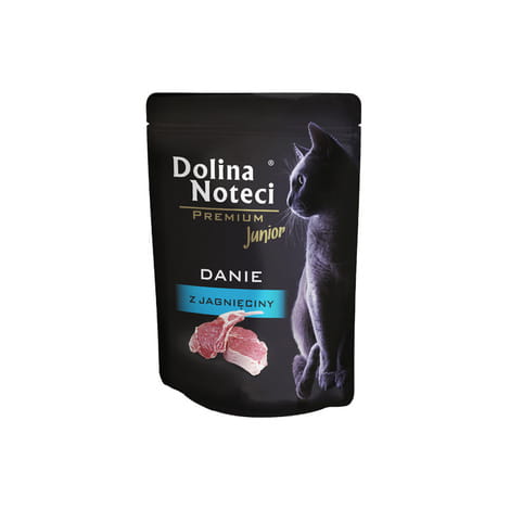 Dolina Noteci Premium Junior Danie z Jagnięciny mokra karma dla kociąt 85g saszetka