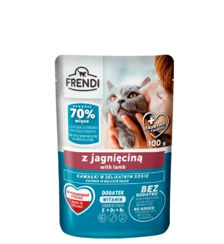 Frendi karma mokra dla kota jagnięcina 100g saszetka
