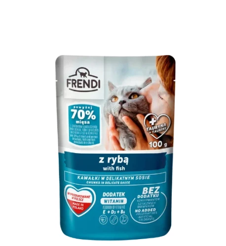 Frendi karma mokra dla kota ryba 100g saszetka