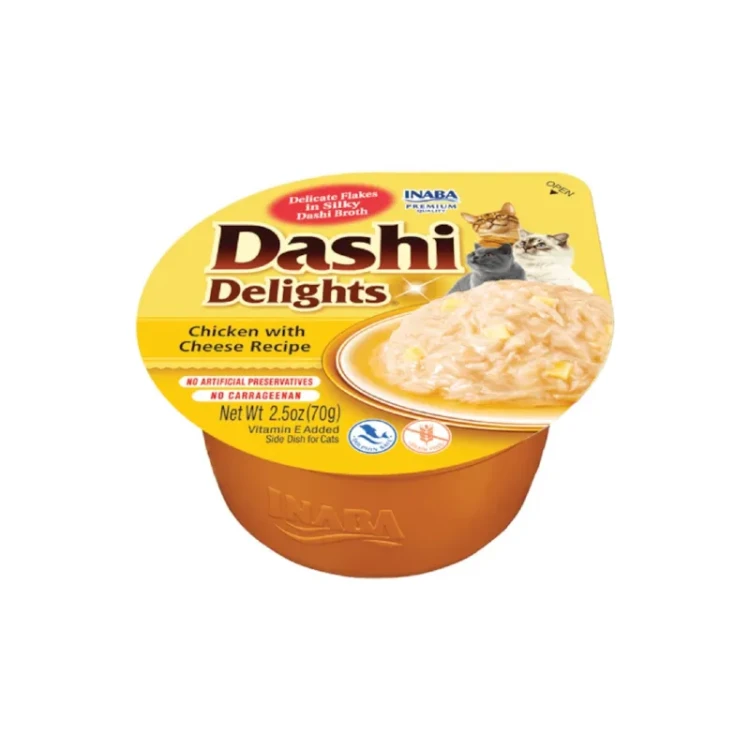 Inaba Dashi Delights Kurczak z Serem bulion dla kota 70g