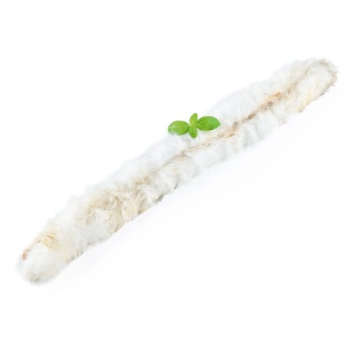 PETMEX skóra królika z futrem 50 cm – naturalny gryzak dla psa