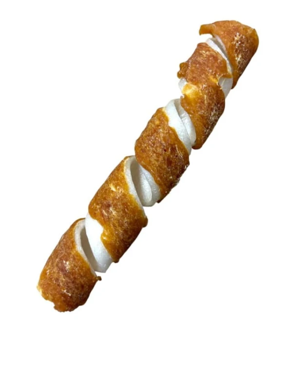 HAU MIAU Pause snack – zakręcona rolka z kurczakiem dla psa