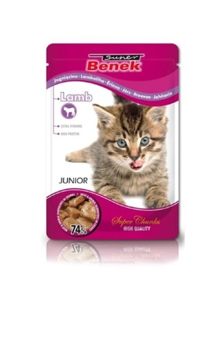 Super Benek karma mokra dla kociąt z jagnięciną w saszetce 100 g