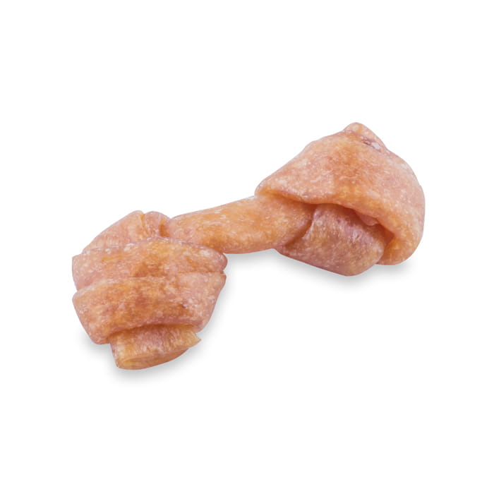 Węzełek z piersi kurczaka 6 cm – miękki gryzak dla psów