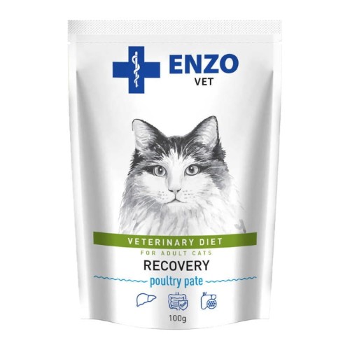 enzo vet recovery mokra karma dla kotów w okresie rekonwalescencji 100g