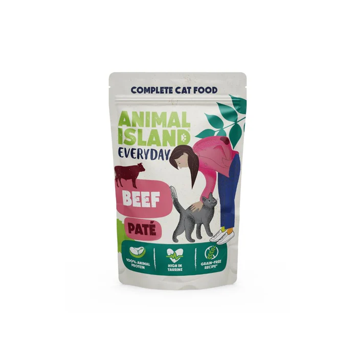 animal-island-pasztet-wolowy-kot-100g-przód-opakowania