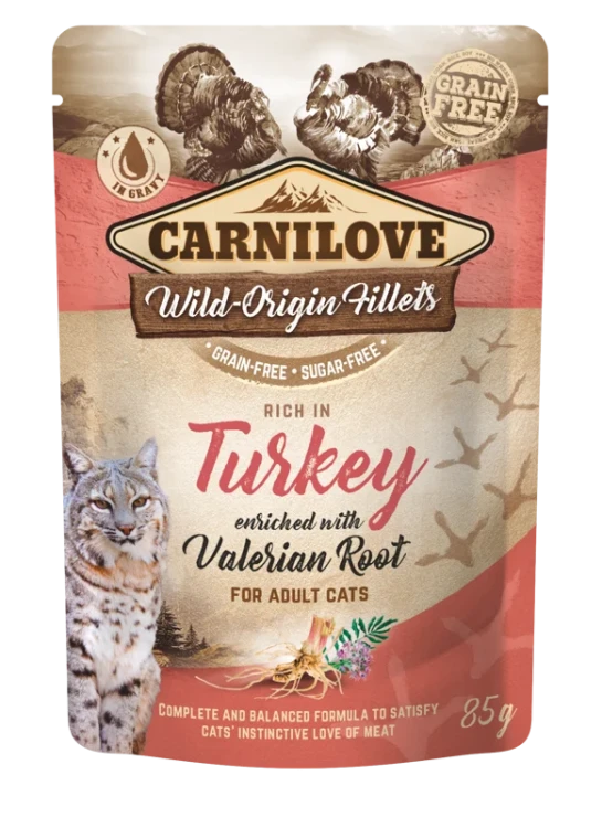 Carnilove Turkey &amp; Valerian Root – bezzbożowa karma z walerianą
