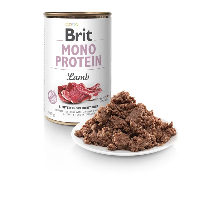 brit mono protein lamb – naturalna karma monobiałkowa dla psów z alergiami