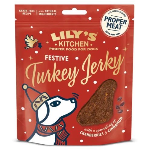 Festive Turkey Jerky – świąteczne paski z indyka z żurawiną i cynamonem