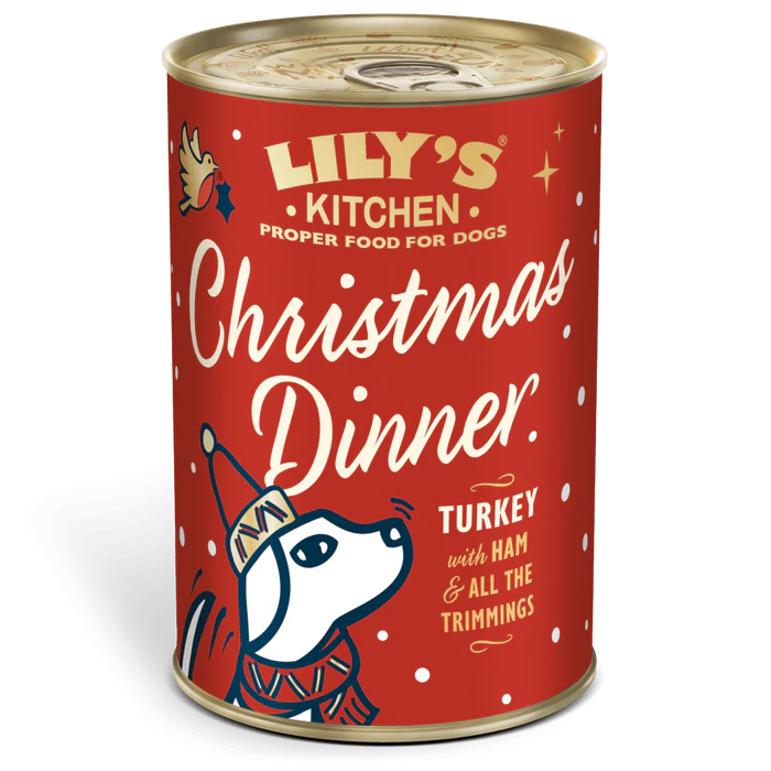 Christmas Dinner Lily’s Kitchen – puszka karmy z indykiem i szynką dla psa