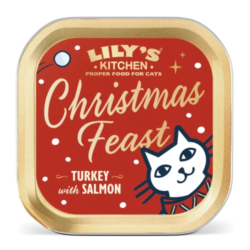 Lily’s Kitchen Festive Turkey with Salmon Paté – świąteczny pasztet dla kota 85 g