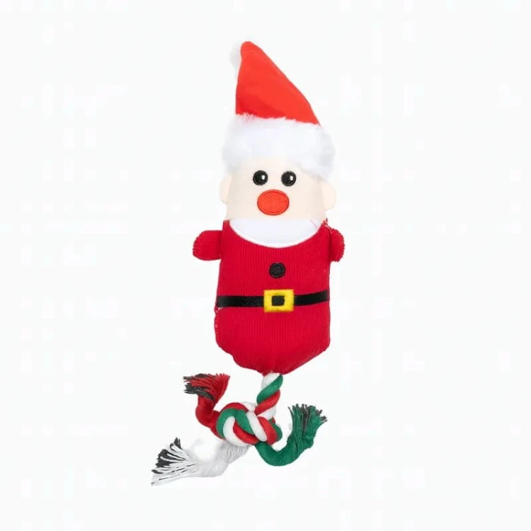 UNIQ PETS Squeakies – szarpak Mikołaj z piszczałką 40 cm