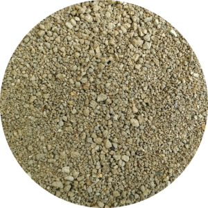 Super Benek Comfort Lawenda – zbliżenie mieszanej frakcji granulek żwirku