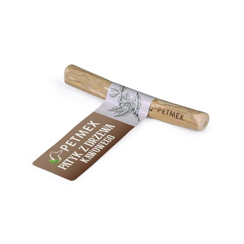 PETMEX patyk z drzewa kawowego XS – gryzak z etykietą na białym tle