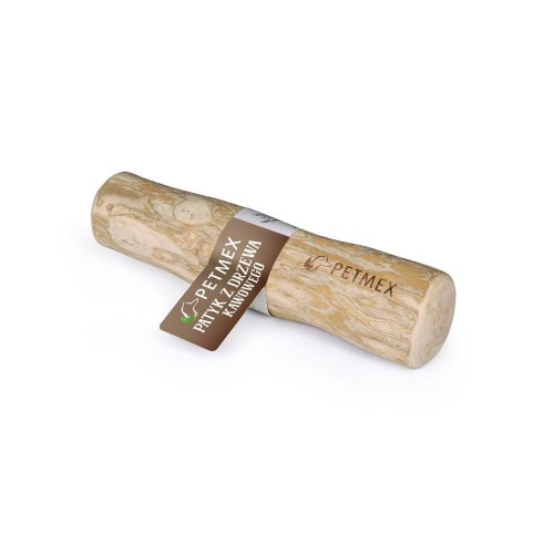 PETMEX patyk z drzewa kawowego XL – gryzak z etykietą na białym tle