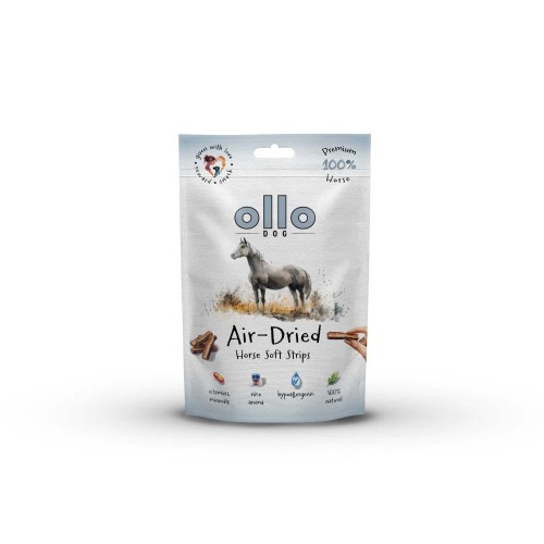 Ollo Air-Dried Rabbit Soft Strips – przysmaki dla psa z królika 80g opakowanie