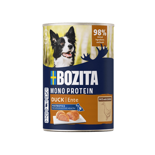 Bozita Dog Monoprotein Pate Kaczka - karma mokra dla psa 800 g – puszka z karmą