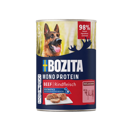 Bozita Dog Monoprotein Pate Wołowina - karma mokra dla psa 800 g – puszka z karmą