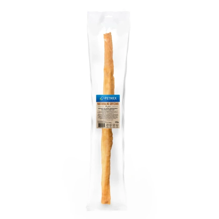 PETMEX krokiet ze skóry wieprzowej rolowany 50 cm - gryzak naturalny dla psa w opakowaniu