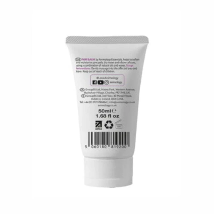 Animology Essentials Paw Balm 50 ml – opakowanie balsamu pielęgnacyjnego dla psa z tyłu