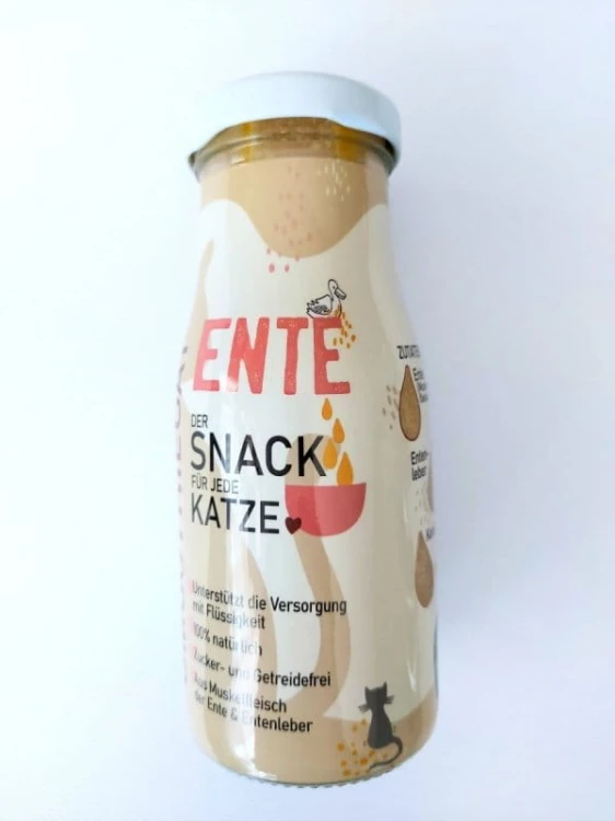 Płynny przysmak SmoothieCat dla kota z kaczką w butelce 150 ml
