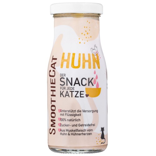 SmoothieCat Przysmak Płynny dla Kota Kurczak 150 ml – butelka produktu
