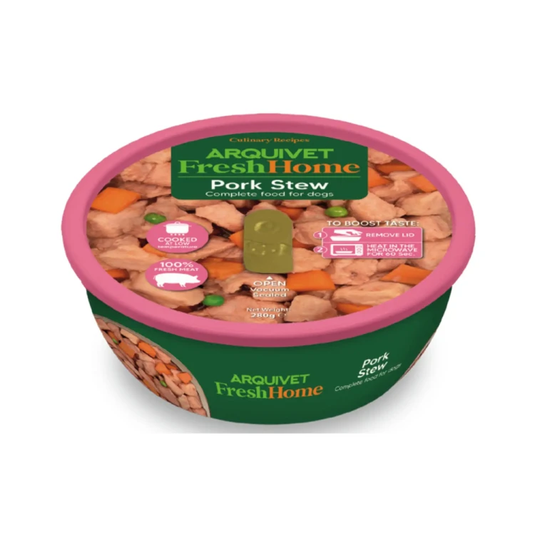 Arquivet Fresh Home Gulasz Wieprzowy 280 g – opakowanie mokrej karmy dla psów