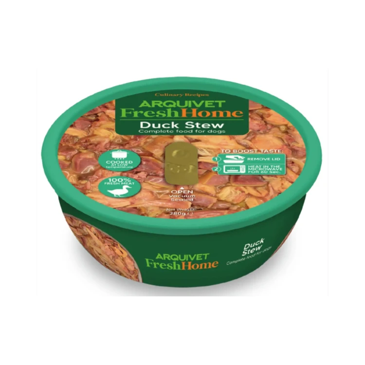Arquivet Fresh Home Gulasz z Kaczki – opakowanie mokrej karmy dla psów 280 g