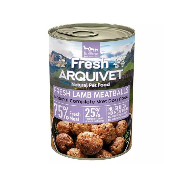 Mokra karma dla psa Arquivet Fresh klopsiki w puszce 400 g
