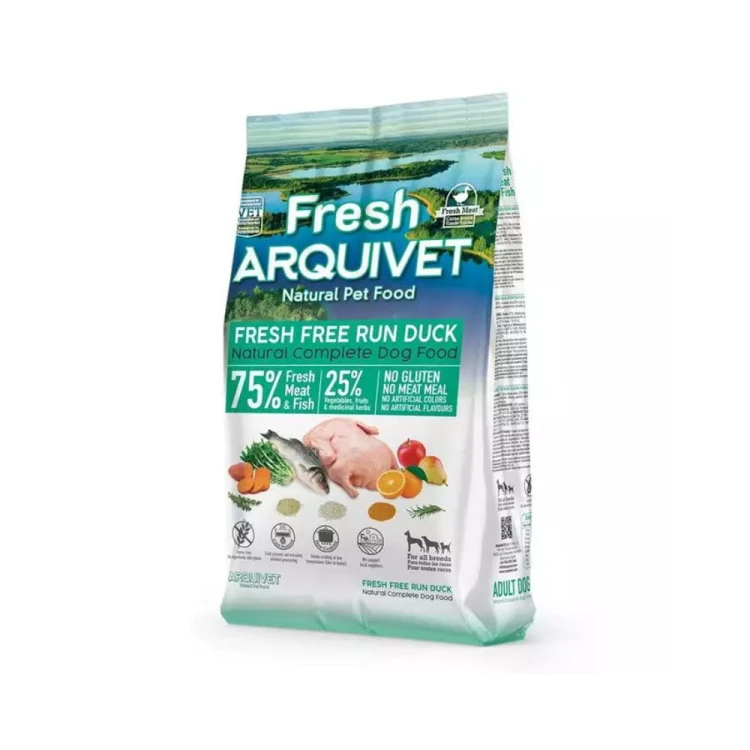Arquivet Fresh półwilgotna karma dla psów dorosłych kaczka i ryba oceaniczna opakowanie 2,5 kg