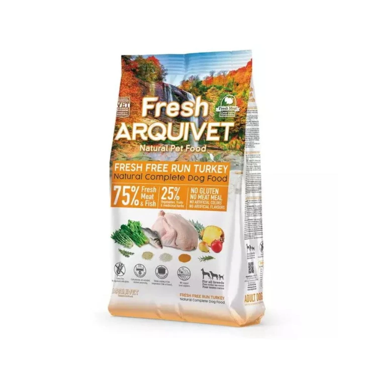 Arquivet Fresh półwilgotna karma dla psów dorosłych Indyk i Ryba Oceaniczna 2,5 kg – opakowanie