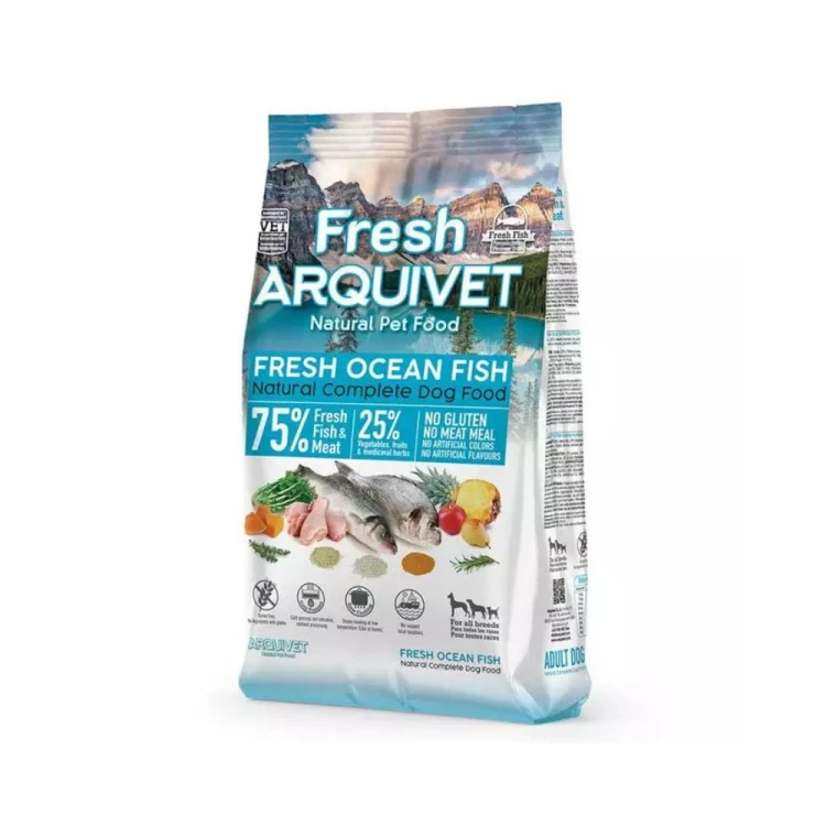 Arquivet Fresh półwilgotna karma dla psów dorosłych ryba oceaniczna opakowanie 2,5 kg