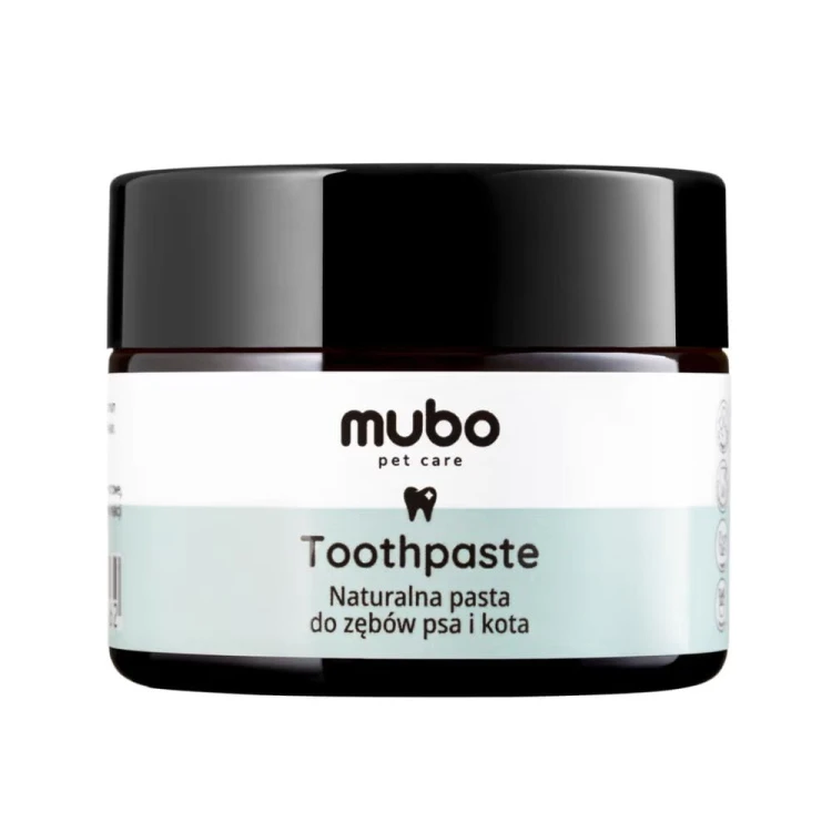 Mubo Toothpaste – naturalna pasta do zębów dla psa i kota w słoiczku