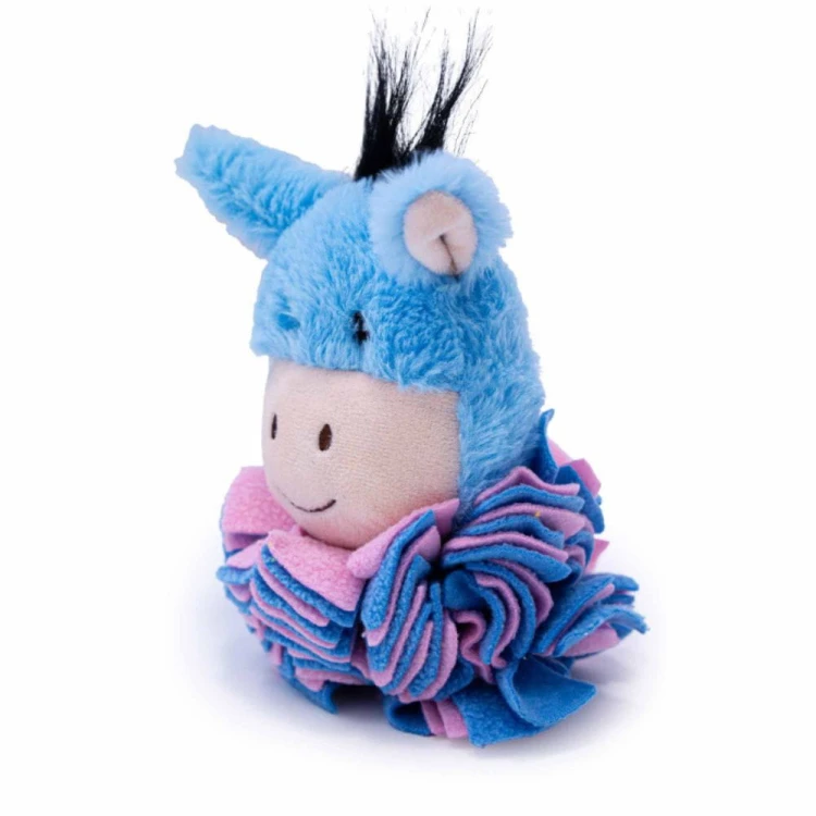 Zabawka węchowa dla psa osiołek Kłapcio kula węchowa bok