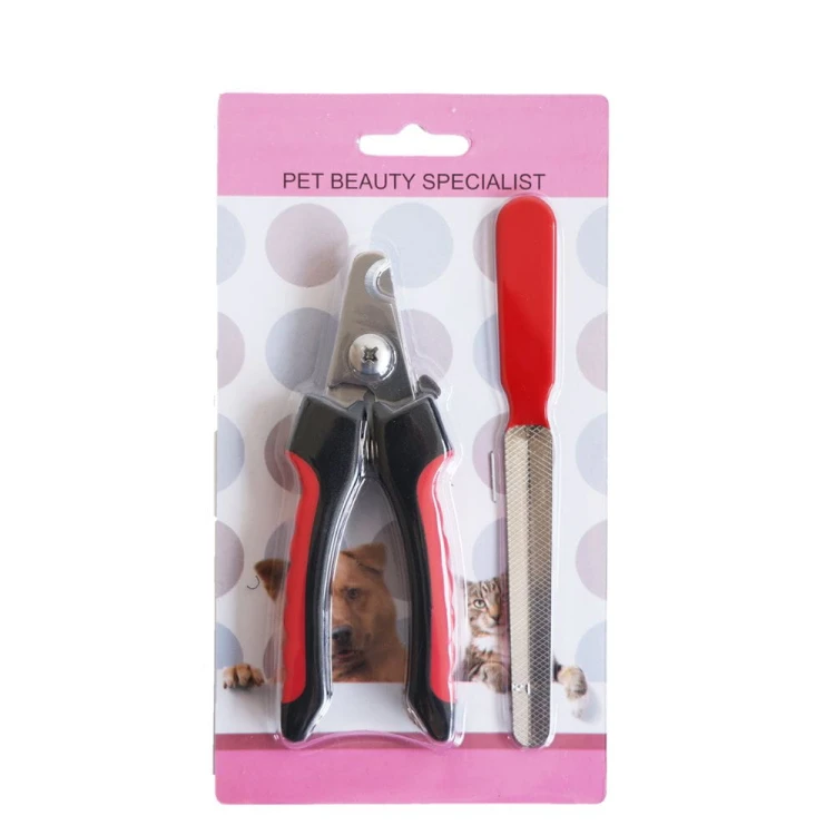 obcinaczka dla psa i kota stal nierdzewna z osłoną bezpieczeństwa