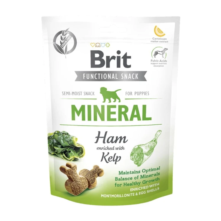 Bezzbożowy półwilgotny przysmak dla szczeniąt Brit Care Dog Functional Snack Mineral