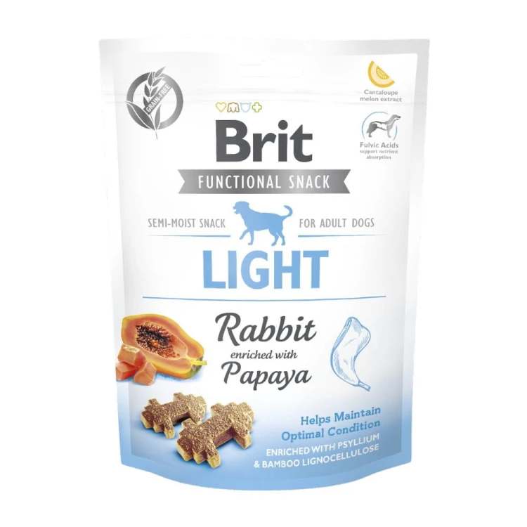 Półmiękki przysmak dla dorosłych psów Brit Care Dog Functional Snack Light