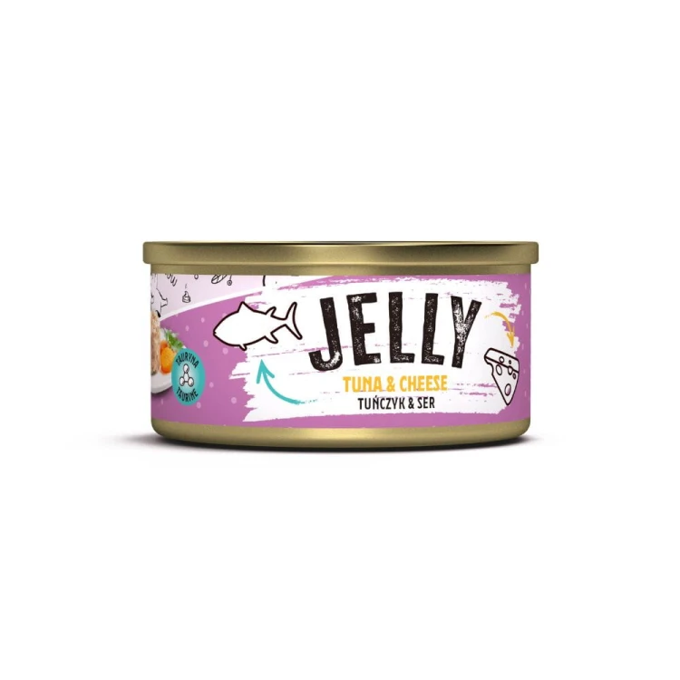Mr. Bandit Jelly tuna with cheese 80 g karma uzupełniająca dla kota w galarecie