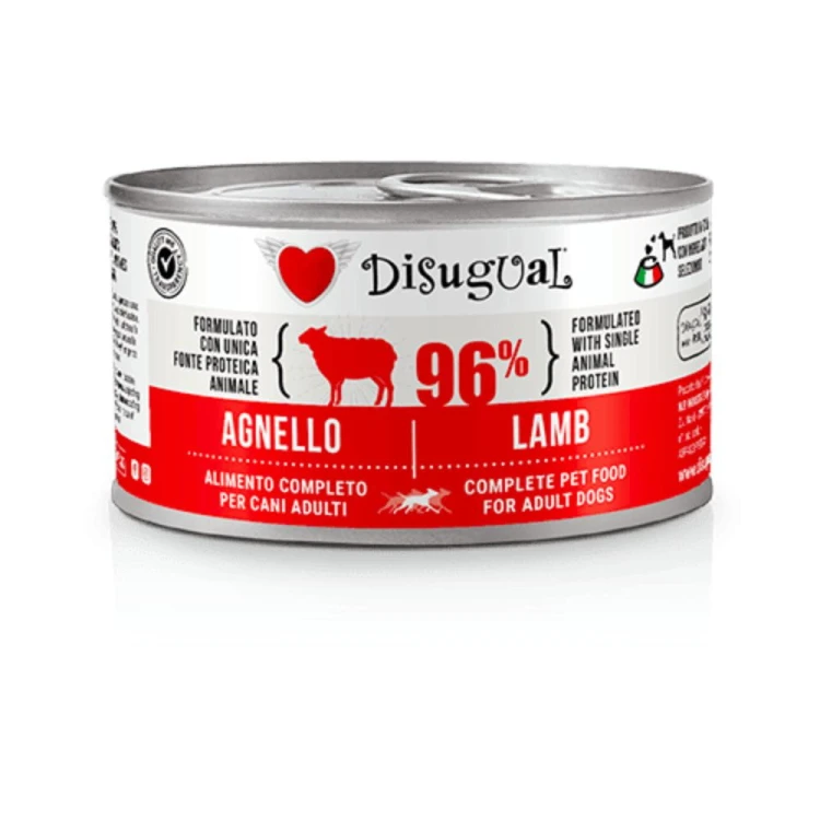 Disugual monobiałkowa karma mokra dla dorosłego psa jagnięcina 150 g