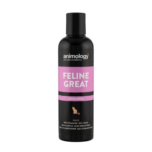 Butelka szamponu dla kota Animology Feline Great Cat Shampoo Peach
