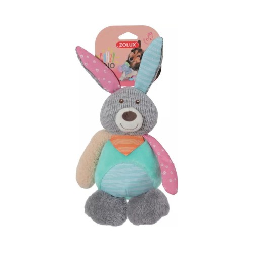 ZOLUX CRAZY JOJO królik pluszowa zabawka dla psa z piszczałką