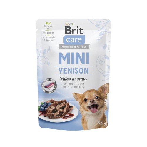 Karma mokra dla psa Brit Care Mini Dziczyzna 85 g saszetka