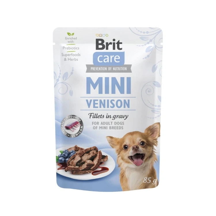Karma mokra dla psa Brit Care Mini Dziczyzna 85 g saszetka