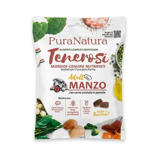 Pura Natura Tenerosi półwilgotna karma dla psa z wołowiną 200 g – opakowanie